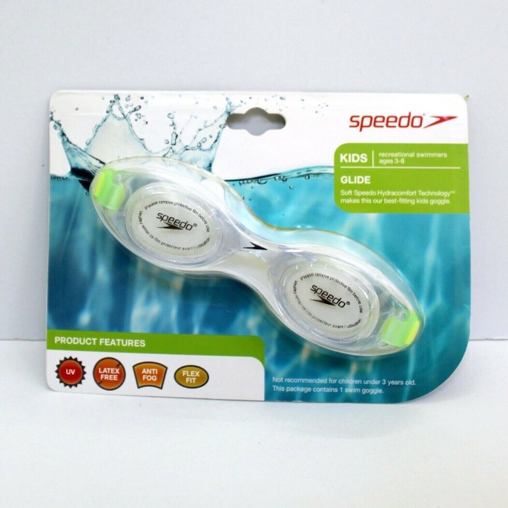 Speedo Kids Glide Light Green Swim Goggle Ages 3-8